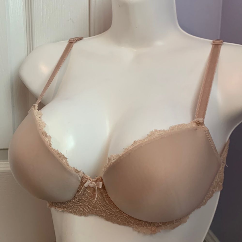 Victoria’s Secret Dream Angels Lined Demi Convertible Bra 32D Beige